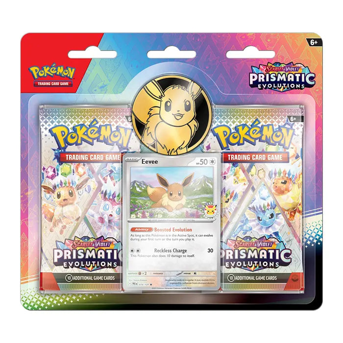 pokemon scarlet violet prismatic evolution 2 pack blister
