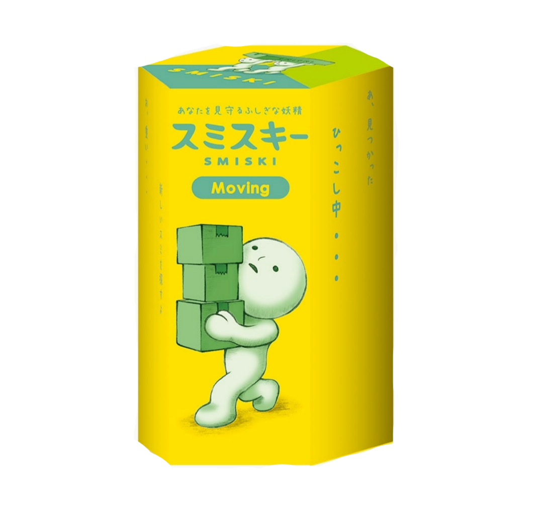 single blind box of smiski moving series