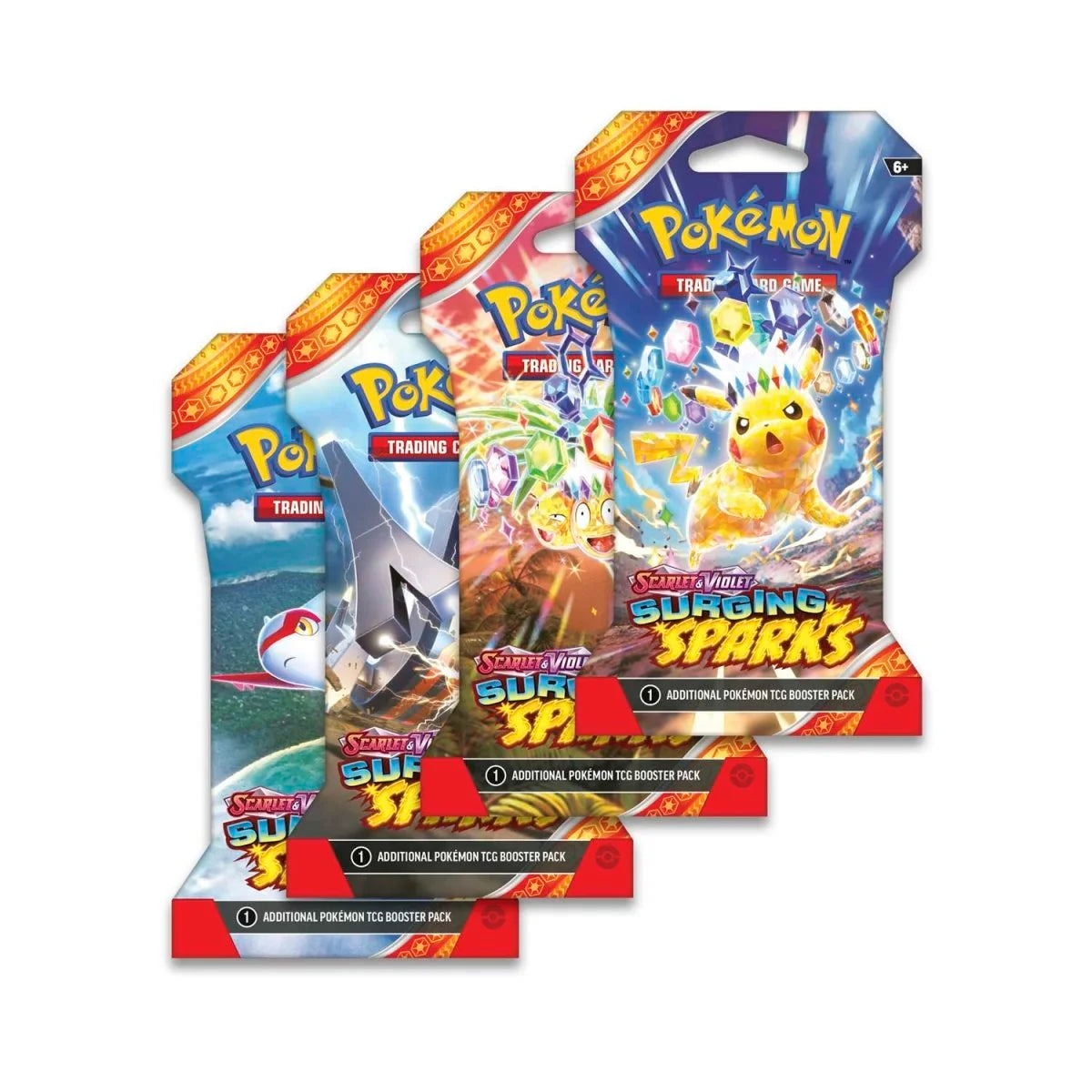 pokemon surging sparks all variants of sleeved booster packs